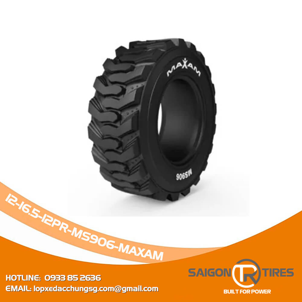 Lốp Xe Xúc Lật 12-16.5-12PR-MS906-MAXAM