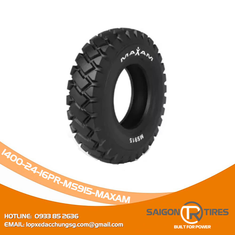 Lốp Xe Máy Xúc 14.00-24-16PR-MS915-MAXAM
