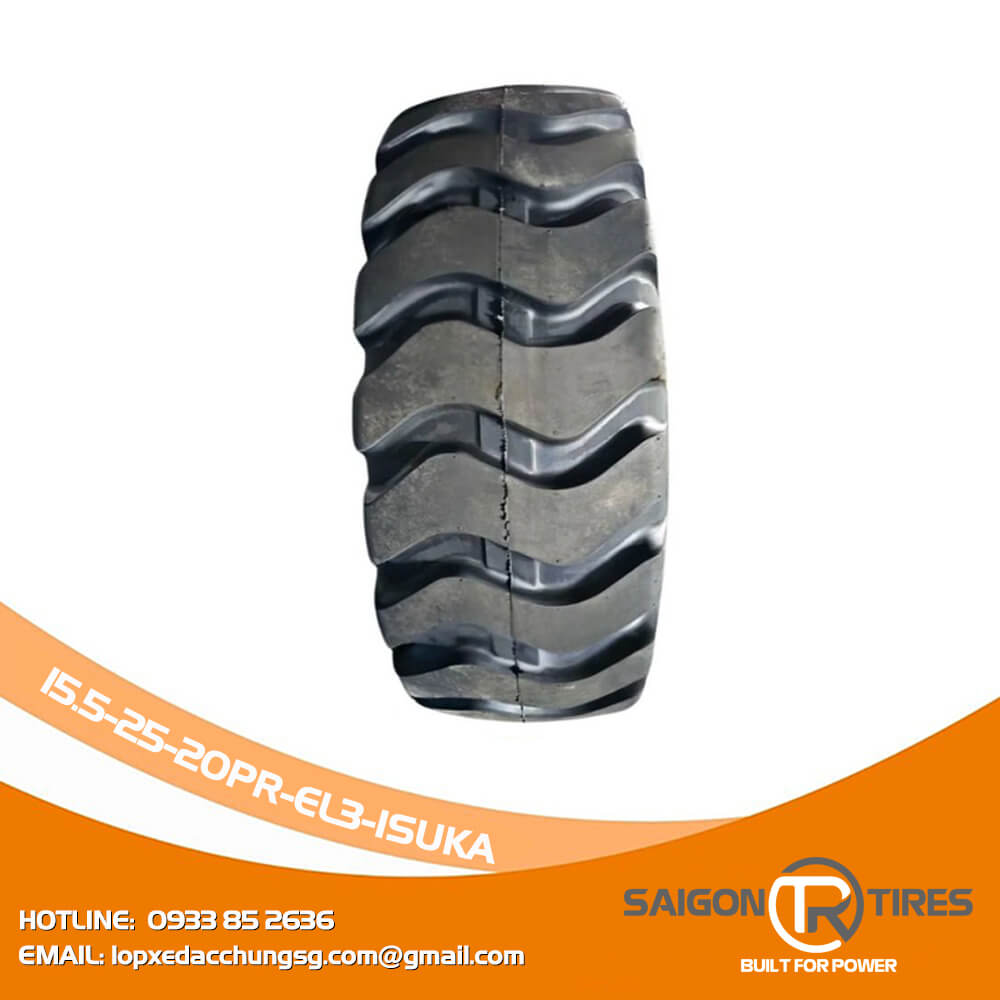 Lốp Xe Xúc Lật 15.5-25-20PR-EL3-ISUKA