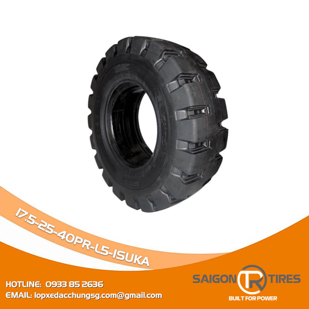 Lốp Xe Xúc Lật 17.5-25-40PR-L5-ISUKA