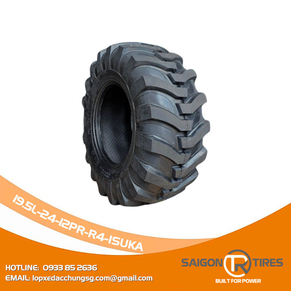 Lốp Xe Máy Xúc 19.5L-24-12PR-R4-ISUKA